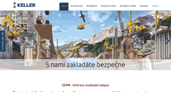 Desktop Screenshot of keller-slovakia.sk